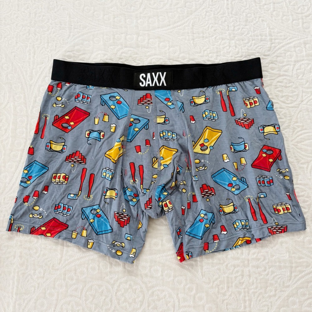 Saxx Vibe Super Soft Boxer Brief, Beer Olympics‎